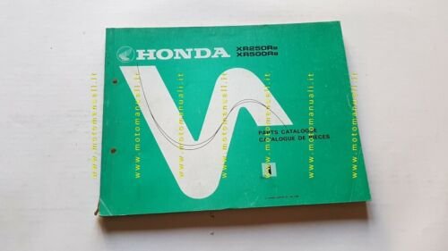 HONDA XR 500 -250 R 1980 catalogo ricambi Enduro ORIGINALE …
