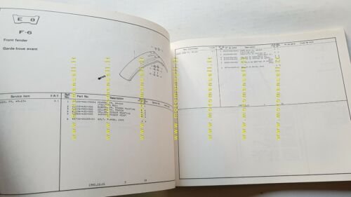 HONDA XR 500 -250 R 1980 catalogo ricambi Enduro ORIGINALE …