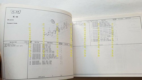 HONDA XR 500 -250 R 1980 catalogo ricambi Enduro ORIGINALE …