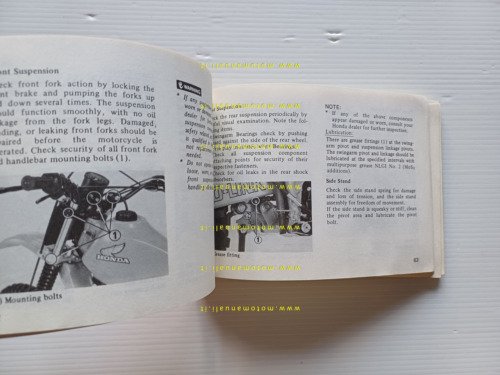 Honda XR 500 R 1981 manuale uso libretto istruzioni originale …