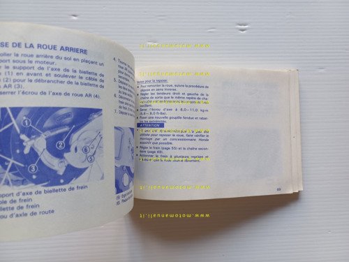 Honda XR 500 R 1981 manuale uso libretto istruzioni originale …