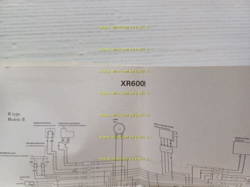 Honda XR 600 R 1989 manuale uso manutenzione libretto istruzioni …