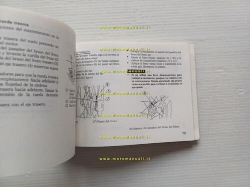 Honda XR 600 R 1989 manuale uso manutenzione libretto istruzioni …