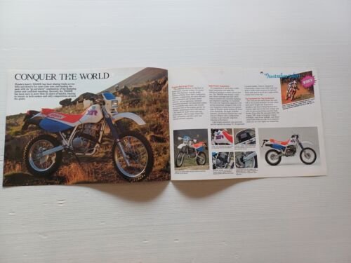 Honda XR 600 R 1991 depliant originale INGLESE