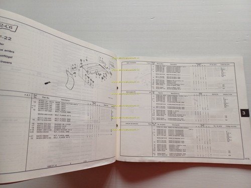 HONDA XR 600 R modelli 1985 - 1990 catalogo ricambi …