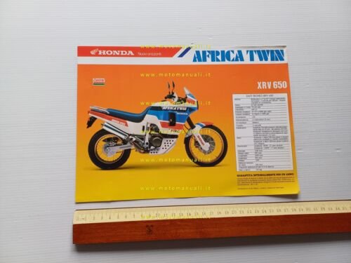 Honda XRV 650 Africa Twin 1987-88 depliant italiano originale