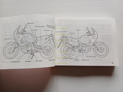 Honda XRV 750 Africa Twin 1996-97 manuale uso manutenzione inglese …