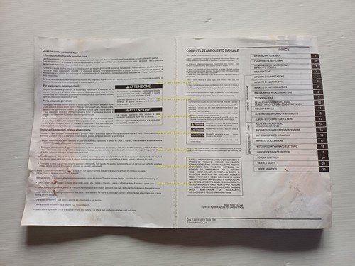 Honda Zoomer 50 (NPS 50) 2004 manuale officina riparazione italiano …