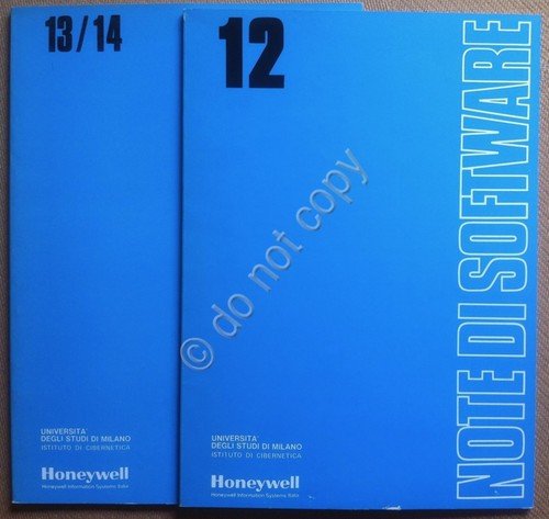 Honeywell - Note di Software - 2 Numeri 1979 / …