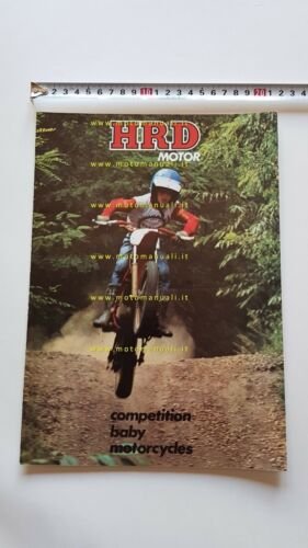 HRD 50 P3-Mini3 Automatic Minicross 1980 depliant minimoto originale brochure