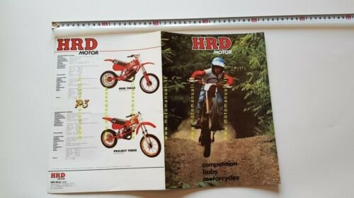 HRD 50 P3-Mini3 Automatic Minicross 1980 depliant minimoto originale brochure