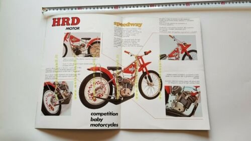 HRD 50 Speedway 1980 depliant minimoto originale brochure