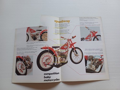 HRD 50 Speedway 1980 depliant minimoto originale brochure
