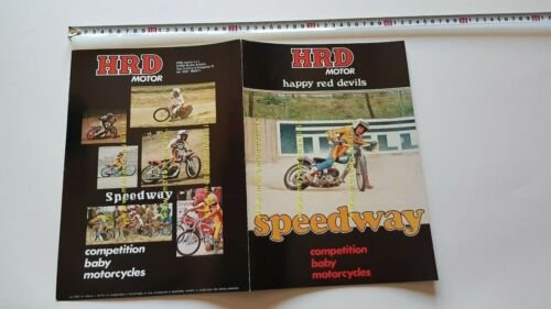 HRD 50 Speedway 1980 depliant minimoto originale brochure