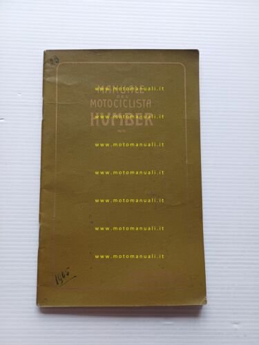 Humber Beeston 3HP 1905 manuale uso manutenzione ITALIANO originale