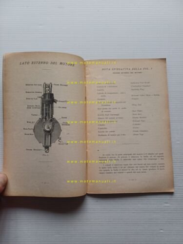 Humber Beeston 3HP 1905 manuale uso manutenzione ITALIANO originale