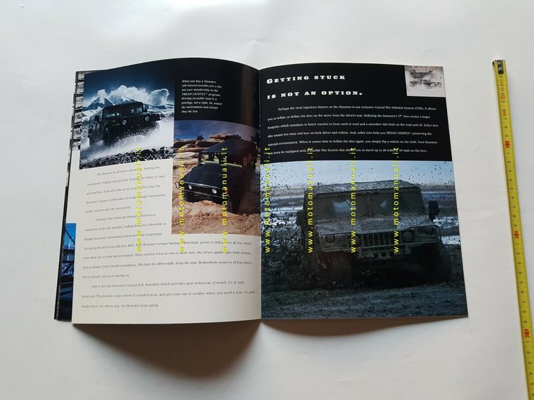 HUMMER fuoristrada depliant USA originale