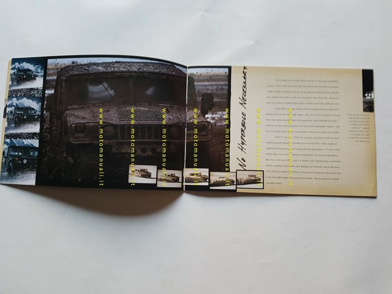 HUMMER fuoristrada depliant USA originale anni 90