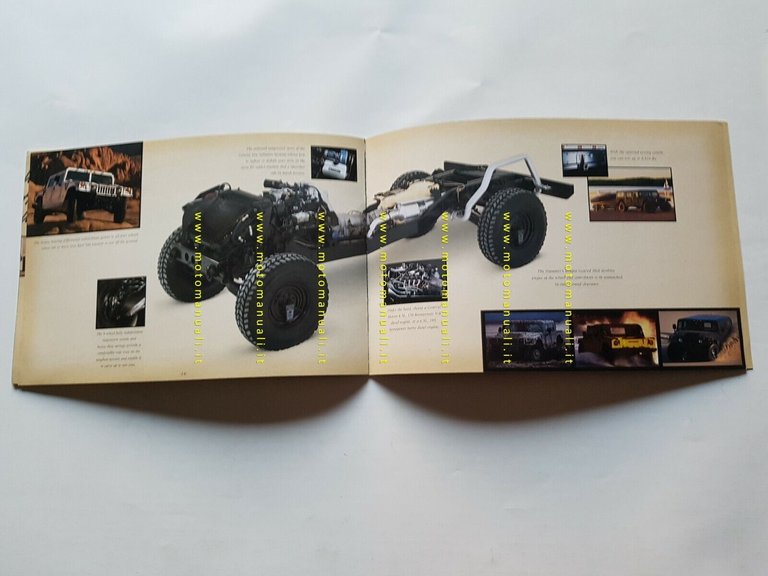 HUMMER fuoristrada depliant USA originale anni 90