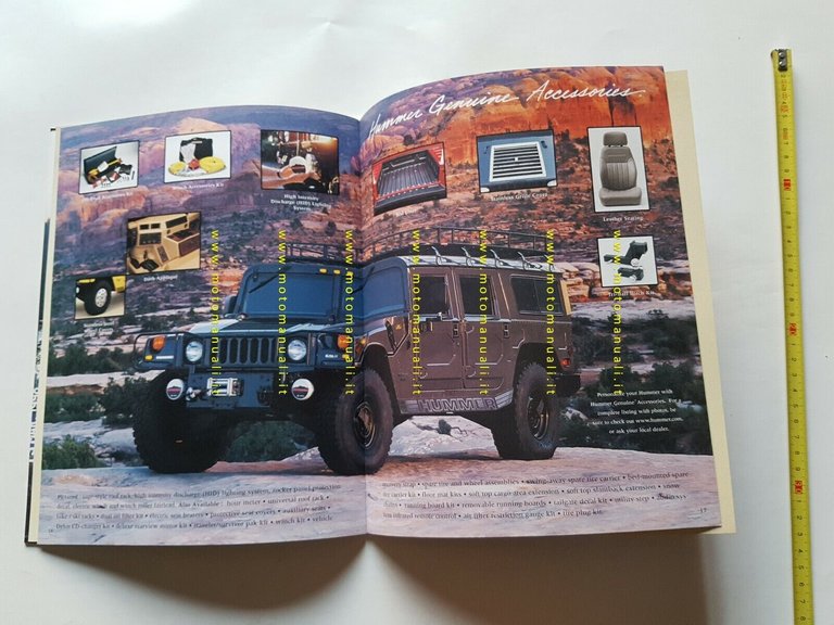 HUMMER fuoristrada modelli 1999 depliant USA originale