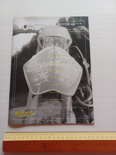 Husaberg modelli Enduro Cross Supermotard 2004 depliant inglese originale