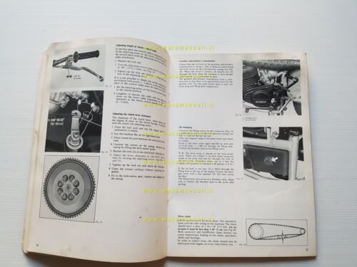 Husqvarna 125 CR - 125 SC 1973 Manuale Officina originale