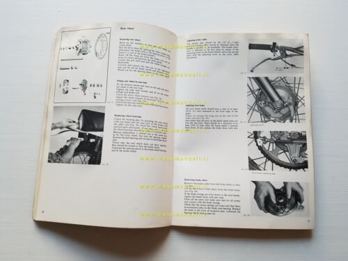 Husqvarna 125 CR - 125 SC 1973 Manuale Officina originale