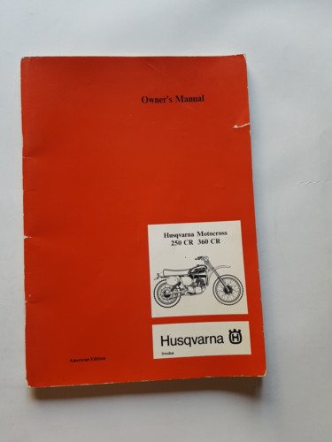 Husqvarna 250 CR 360 CR 1974 manuale uso officina originale …