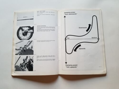 Husqvarna 250 CR 360 CR 1974 manuale uso officina originale …