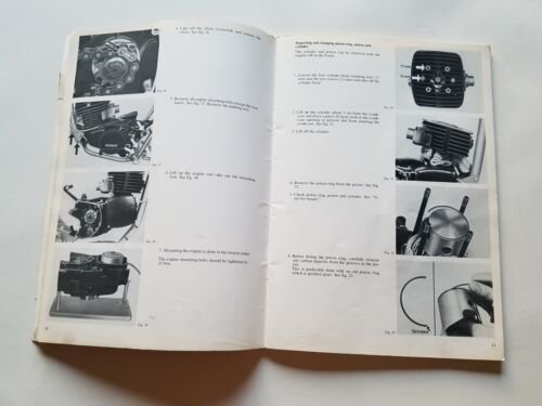 Husqvarna 250 CR 360 CR 1974 manuale uso officina originale …