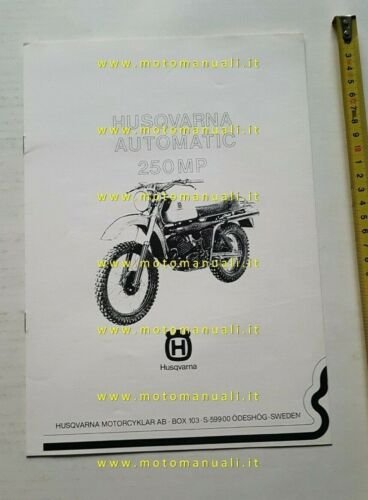 Husqvarna 250 MP Automatic 1981 scheda tecnica cartella stampa no …