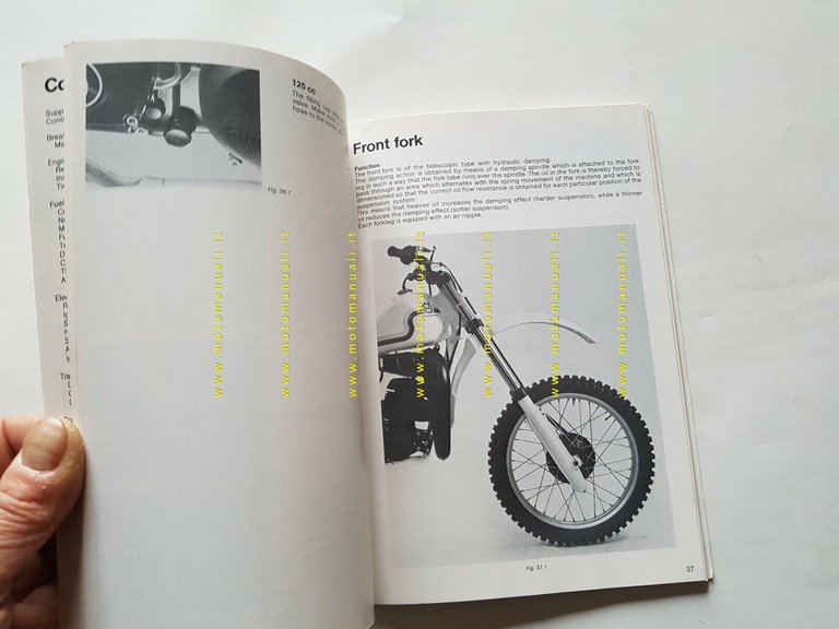 HUSQVARNA 250 XC 1982 manuale uso officina INGLESE moto originale