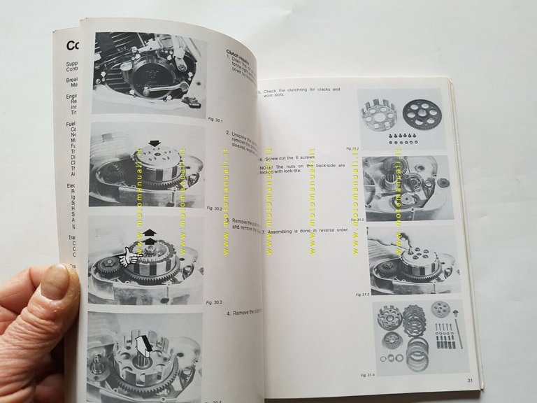 HUSQVARNA 250 XC 1982 manuale uso officina INGLESE moto originale