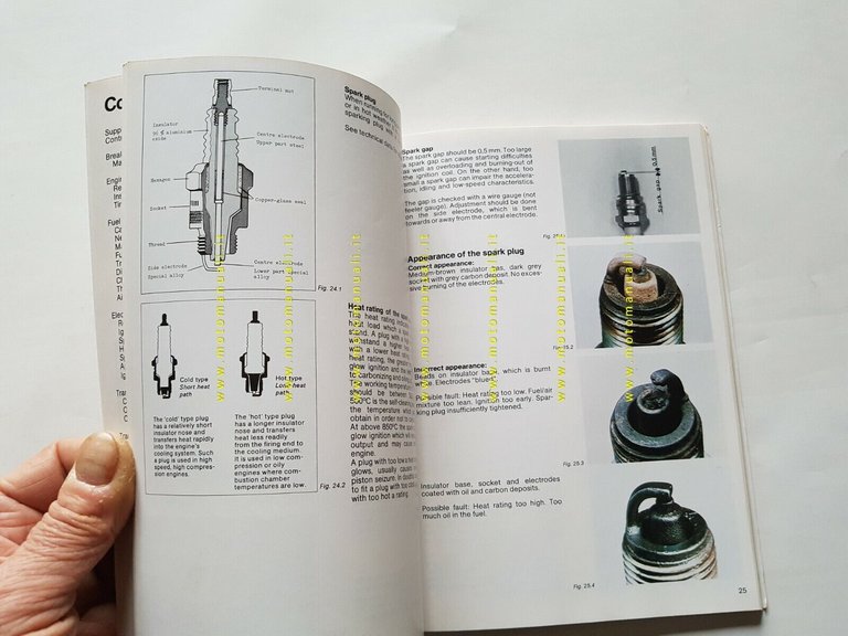 HUSQVARNA 250 XC 1982 manuale uso officina INGLESE moto originale