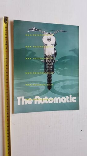 Husqvarna 360 Cross Automatic 1975 depliant INGLESE moto originale brochure