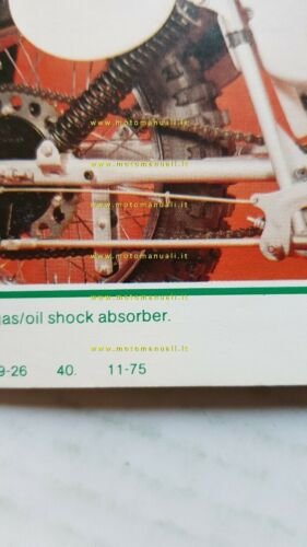 Husqvarna 360 Cross Automatic 1975 depliant INGLESE moto originale brochure