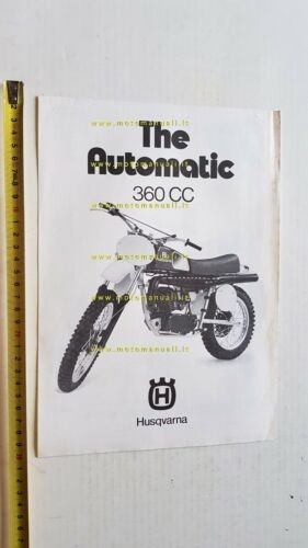 Husqvarna 360 Cross Automatic depliant ITALIANO moto originale brochure