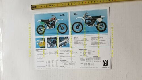 Husqvarna 390 - 250 - 125 CR 1979 depliant inglese …