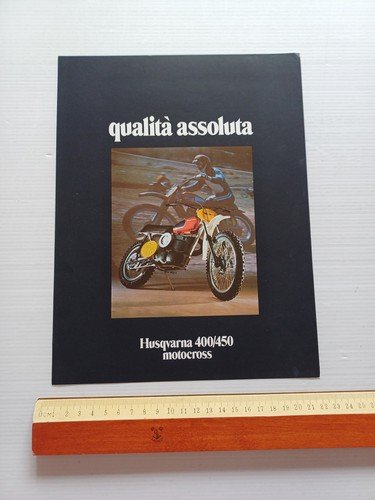 Husqvarna 400 - 450 CR 1973 depliant italiano originale