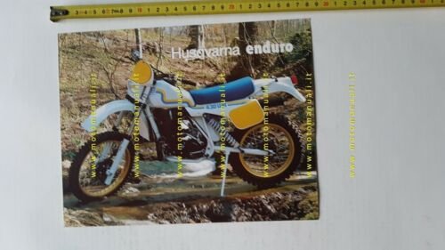 Husqvarna 430 WR + modelli Enduro 1983 depliant moto originale …