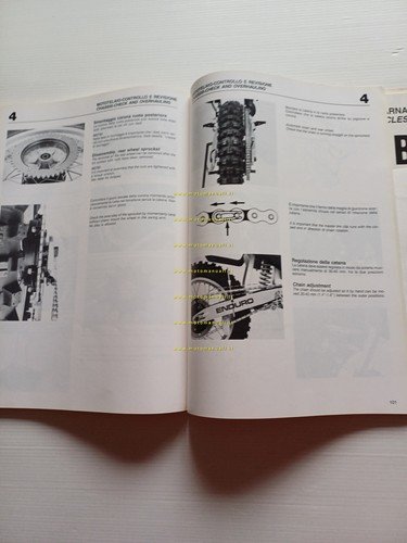 Husqvarna 510 TC-TE-TX 1989 manuale uso officina originale italiano inglese