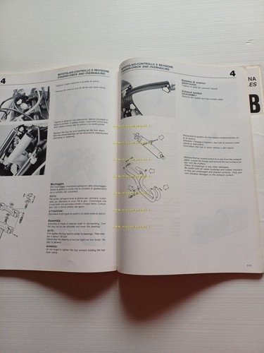 Husqvarna 510 TC-TE-TX 1989 manuale uso officina originale italiano inglese