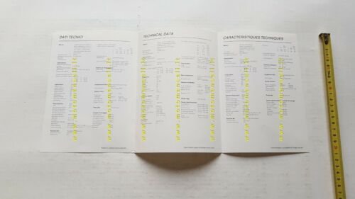 Husqvarna 510 TE Enduro 1987 scheda tecnica cartella stampa no …