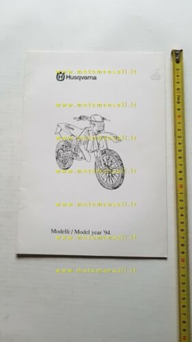 Husqvarna Model Year 1994 opuscolo cartella stampa originale no depliant