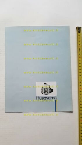 Husqvarna MODELLI 4T 1986 depliant moto originale brochure