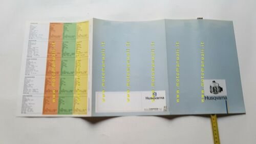 Husqvarna MODELLI 4T 1986 depliant moto originale brochure