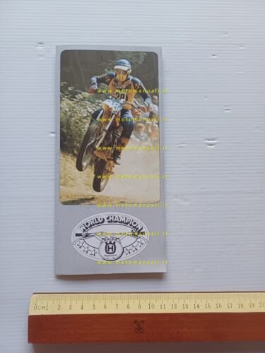 Husqvarna produzione 125 -250- 390 cross enduro 1979 depliant italiano …