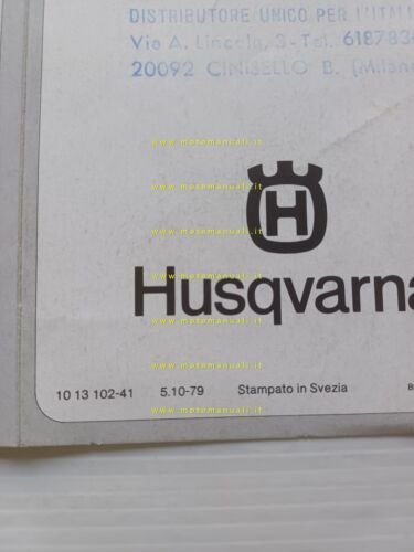 Husqvarna produzione 125 -250- 390 cross enduro 1979 depliant italiano …