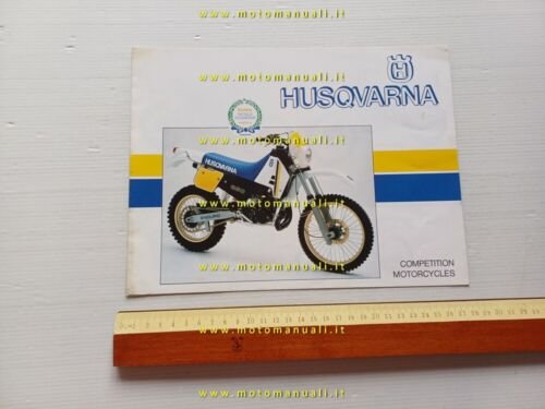 Husqvarna produzione Cross Enduro modelli 1987 depliant italiano originale