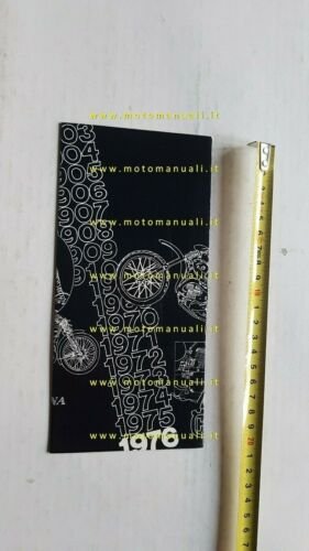 Husqvarna produzione modelli 1976 depliant ENGLISH moto originale brochure